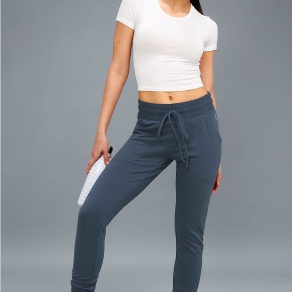 Free people Navy Blue Joggers - Picture 5 of 9